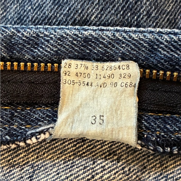 Vintage 90s Lee High Waist Mom Jeans Women’s 10 Long Tapered Made in USA - Picture 10 of 15